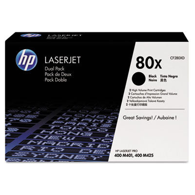 HEWCF280XD TONER,LJ,80X,2BX,BK