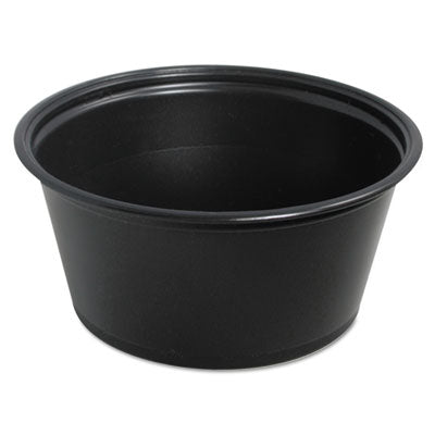DCC325PCBLK CUP,PLAS,PORTION,3.25OZ