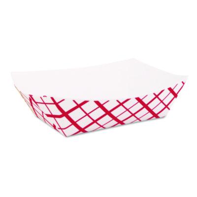 SCH0417 TRAY,FOOD,PPR,2LB,RD/WH