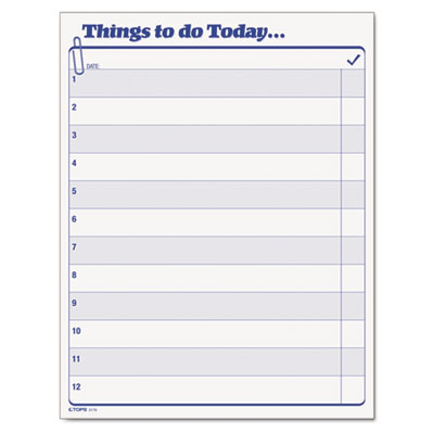 TOP2170 PAD,THINGS TO DO,8.5X11