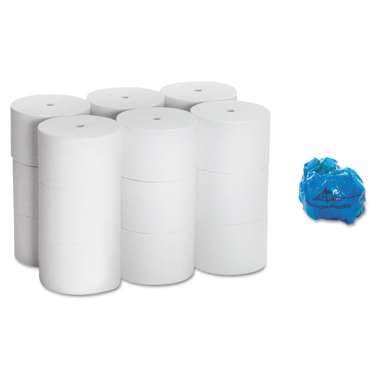Coreless Bath Tissue, Septic Safe, 2-Ply, White, 1,125 Sheets/Roll, 18 Rolls/Carton