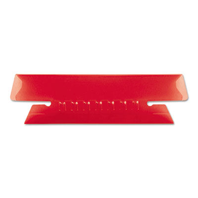 PFX4312RED TAB,HNG FLDR,1/3CUT,25,RD