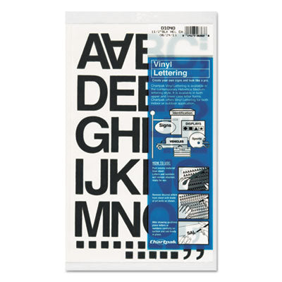CHA01040 LETTERS,VNL,HLVCTA,1.5"BK