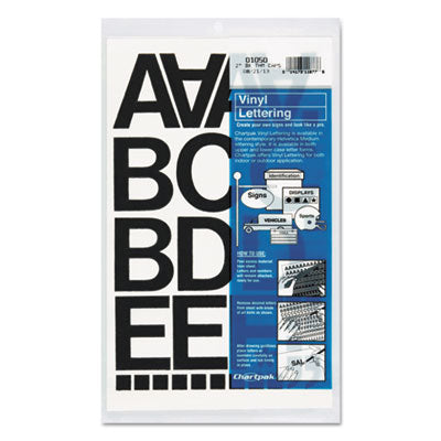 CHA01050 LETTERS,VNYL,HLVCTA,2",BK