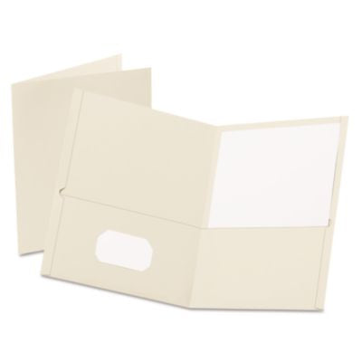 OXF57504 PORTFOLIO,LTR,2PCKT,WHT