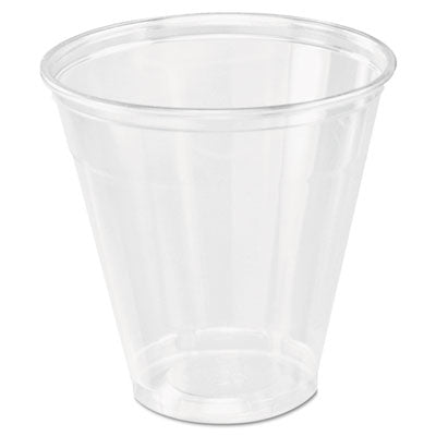 DCC5C CUP,RLLD RIM PLAS,5OZ,CLR
