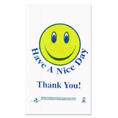 BPCT16SMILEY BAG,PLAS,SMILEY FACE,WH