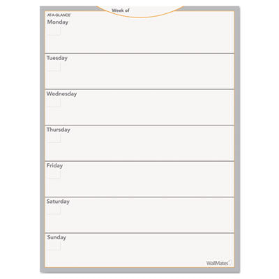 AAGAW503028 CALENDAR,WALL,24X18,WH