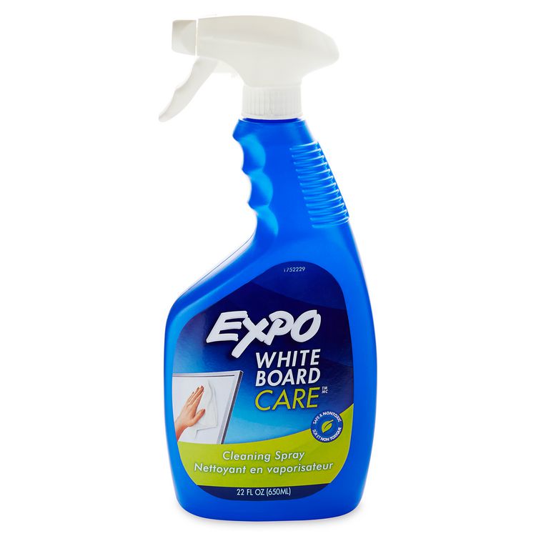 White Board CARE Dry Erase Surface Cleaner, 22 oz Spray Bottle