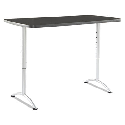 ICE69317 TABLE,ARC,60X30,ADJ HT,GR