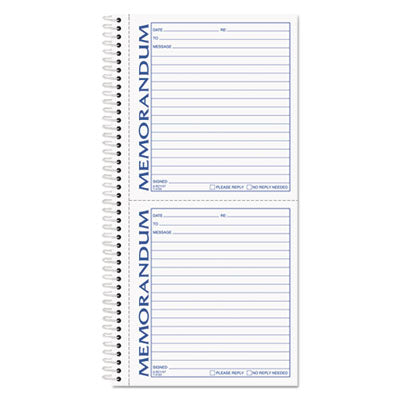 TOP4150 BOOK,NCR,BOUND MEMORANDUM