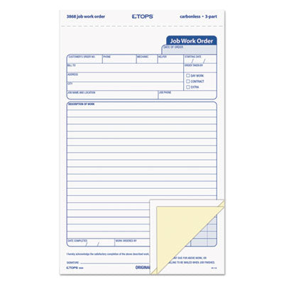 TOP3868 FORM,WORK ORDER,TRIP,NCR