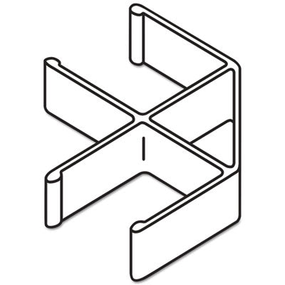 BSXQC90GY CONNECTOR,VERSE 90DGR,GY