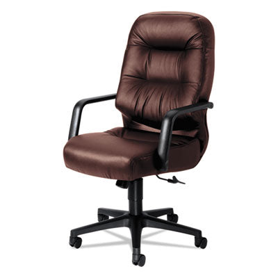 HON2091SR69T CHAIR,EXEC,LEATHER,BY