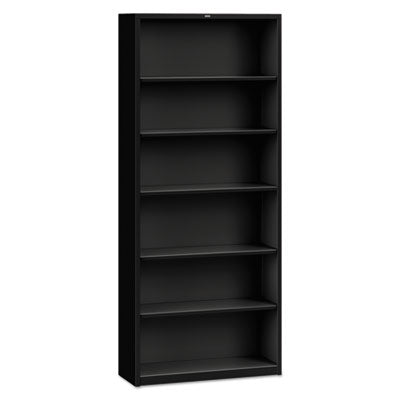 HONS82ABCP BOOKCASE,METL,81X34.5,BK