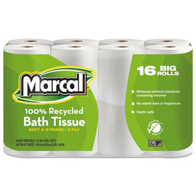 MRC1646616PK TISSUE,TOILET,2PLY,WH
