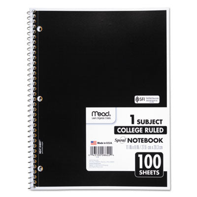 MEA06622 NOTEBOOK,11X8.5,100 SHT
