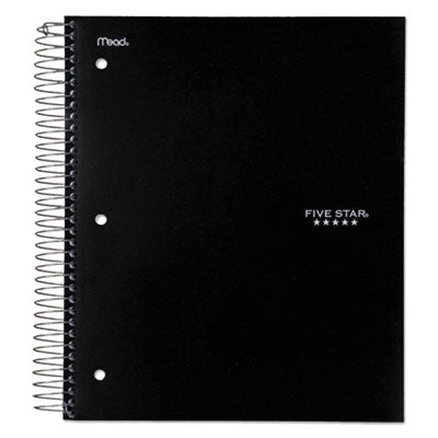 MEA72081 NOTEBOOK,5 SUB COLLE,BK