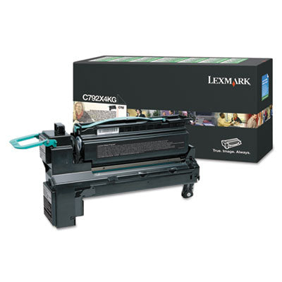 LEXC792X4KG TONER,C79X,EHY RTN TAA,BK