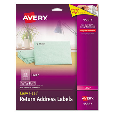 AVE15667 LABEL,EP,RA,80UP,LSR,CLR