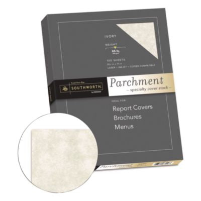 SOUZ980CK PAPER,65#,PARCHMENT,IVY