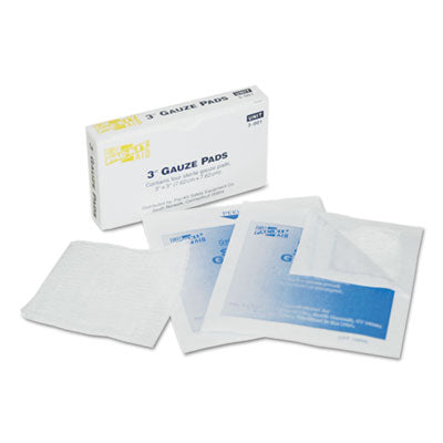 FAO3001 FIRST AID,GAUZE PD,3X3,WH