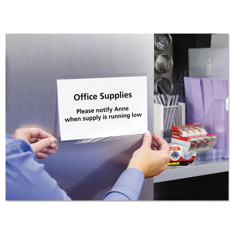 Transparent Tape In Handheld Dispenser, 1" Core, 0.75" x 70.83 ft, Transparent, 4/Pack