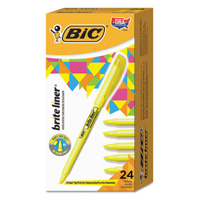 BICBL241YW HILIGHTER,BIC BRITELIN,YL