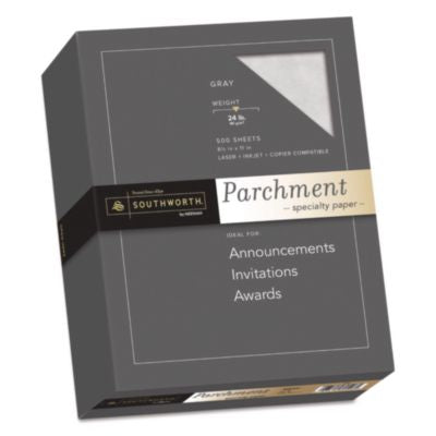 SOU974C PAPER,PARCH 24#,500SH,GY