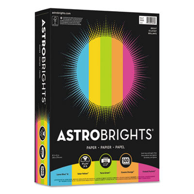 WAU99608 PAPER,24#,500SH,BRGHT,AST