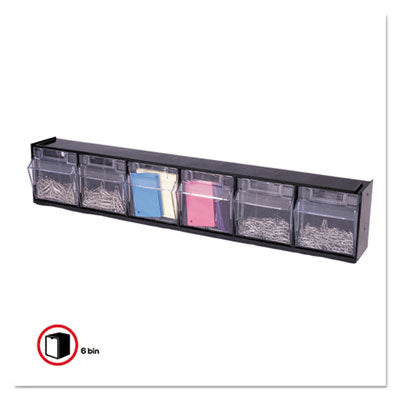 DEF20604OP BIN,6 POCKET W/DVDR,BK