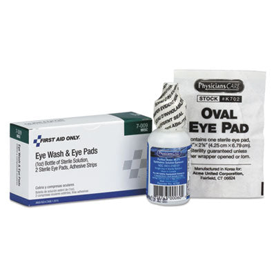 FAO7009 KIT,EYWASH,PADS,STRIPS