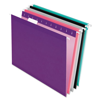 PFX415215ASST2 FOLDER,HANG,LTR,25/BX,AST