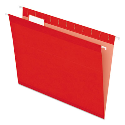 PFX415215RED FOLDER,HANG,LTR,25/BX,RD
