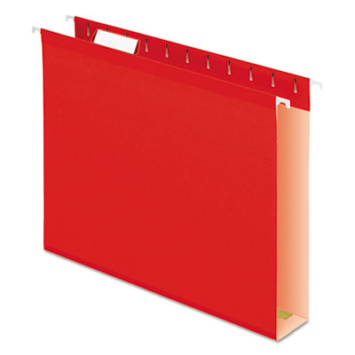 PFX4152X2RED FOLDER,BX BOTM,2"CAP,RD