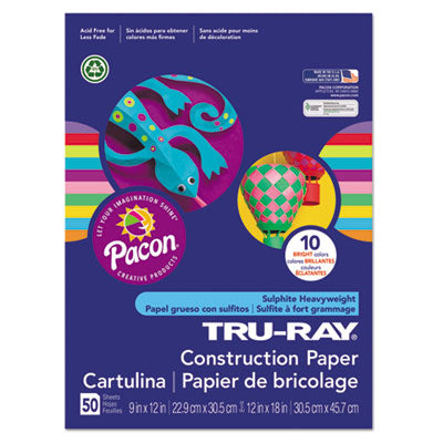 PAC102940 PAPER,CNST,9X12,50/PK,BAS