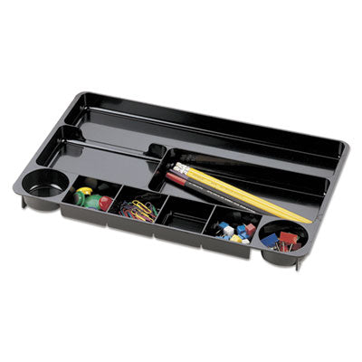 UNV08120 ORGANIZER,DRAWER,RECYC,BK