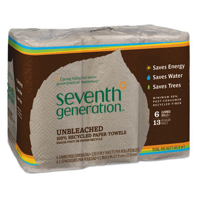 SEV13737PK TOWEL,RECY,2P,11X9,6PK,NT