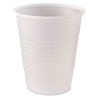 FABRK5 CUP,PLST,RIBBD,5OZ,25/100