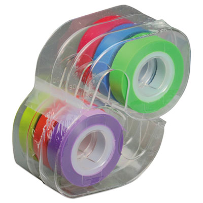 LEE13888 HILIGHTER,TAPE,6/PK,AST