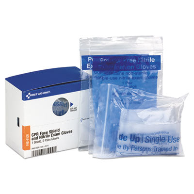 FAOFAE6100 KIT,CPR MASK,4 GLOVES