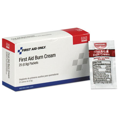 FAOG343 FIRST AID,BURN CREAM,25BX
