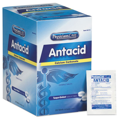 FAO90110 FIRST AID,ANTACID,250CT