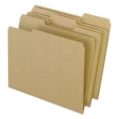 PFX04342 FOLDER,LTR,1/3CUT,RECY,NT