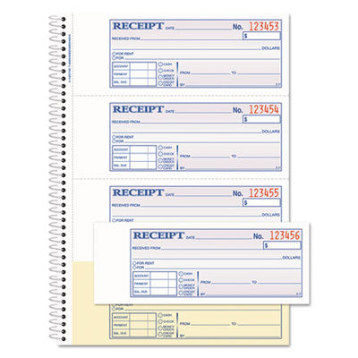 ABFSC1182 BOOK,MNY/RNT RCEPT,200ST
