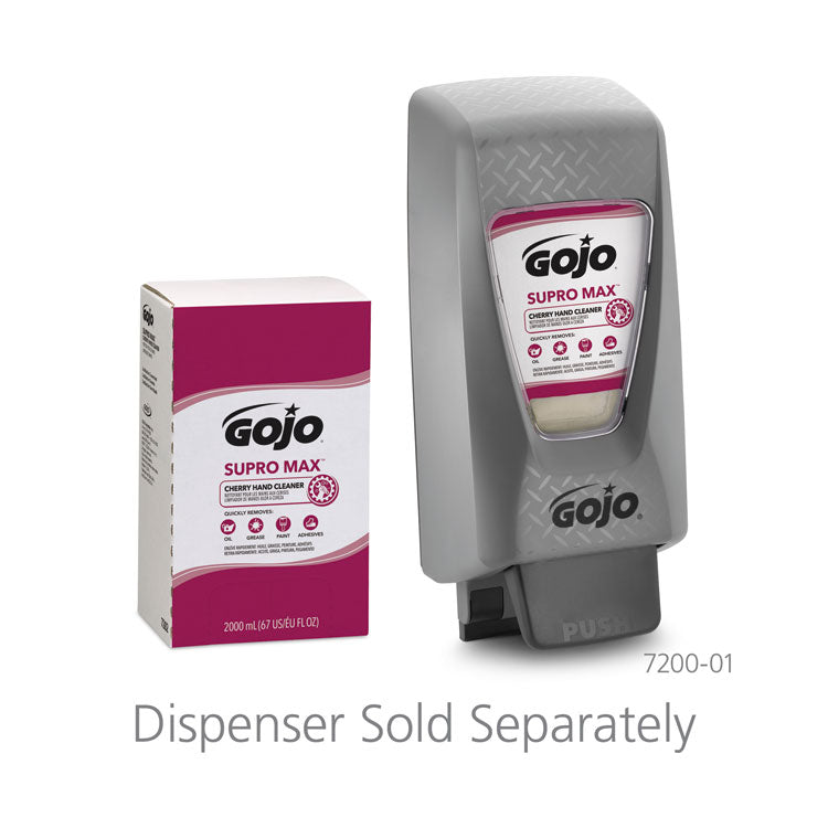 SUPRO MAX Heavy Duty Hand Cleaner, Refill for GOJO PRO TDX 2000 Dispenser, Cherry Fragrance, 2,000 mL (Each)