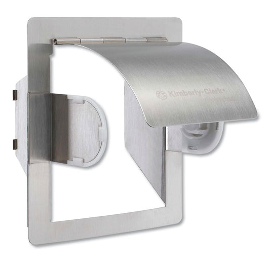 Recessed Coreless Standard Roll Adapter "E" Kit, 6.25 x 4.5 x 6.75, Stainless Steel