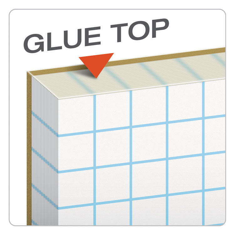 Cross Section Pads, Quadrille Rule (8 sq/in, 1 sq/in), (50) White 8.5 x 11 Sheets