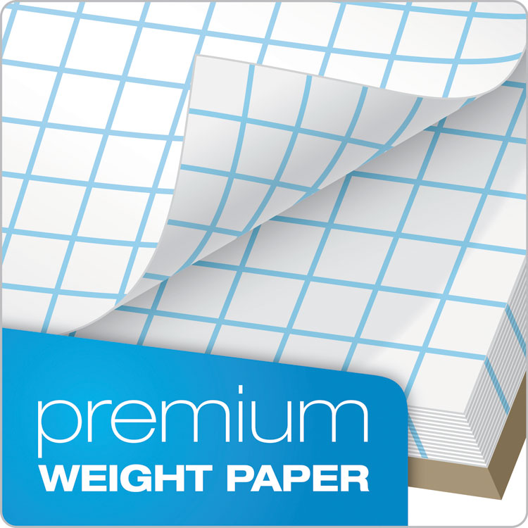Cross Section Pads, Quadrille Rule (8 sq/in, 1 sq/in), (50) White 8.5 x 11 Sheets