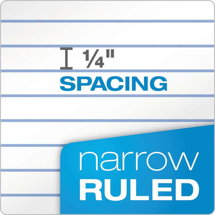 Color Notebooks, 1-Subject, Narrow Rule, Graphite Cover, (100) 8.5 x 5.5 White Sheets